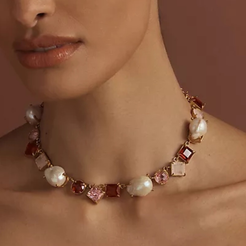Christie Nicolaides 'Lala' Necklace in Pink (NIB)
